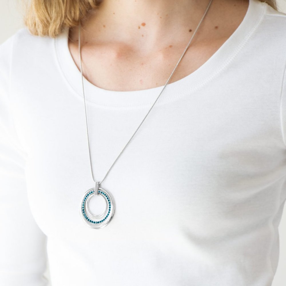 3+/$5 ea. Gather Around Gorgeous - Blue